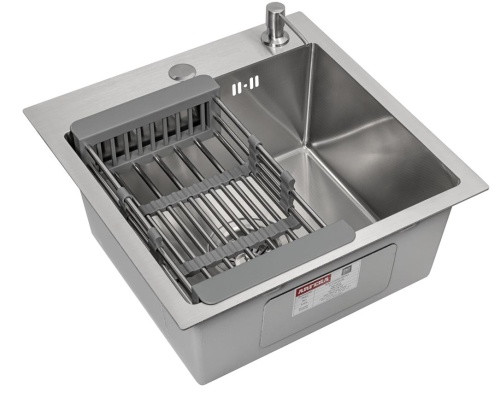 Комплект Arfeka Eco AR мойка 450*450 (настольная), коландер, дозатор satin decor millet grains