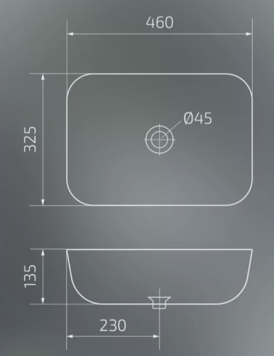 Умывальник Gid Mnc547
