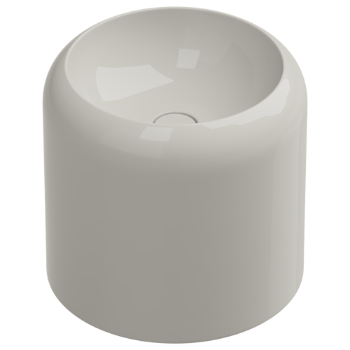 Раковина накладная 42 см GSG Ceramic Design Petra PELAVSECOLFS013, пергамон глянцевый
