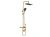 Душевая система Rea Helix gold P6619